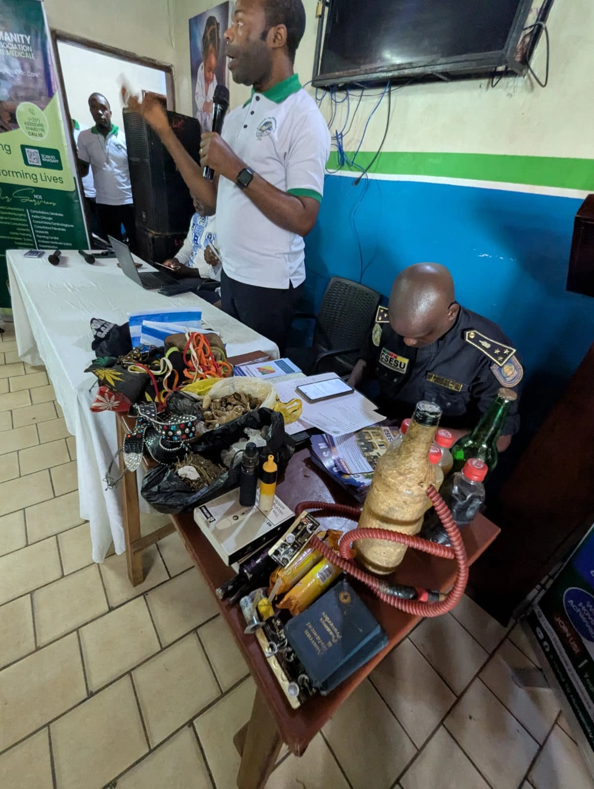 drug abuse awareness campaign in Cameroon