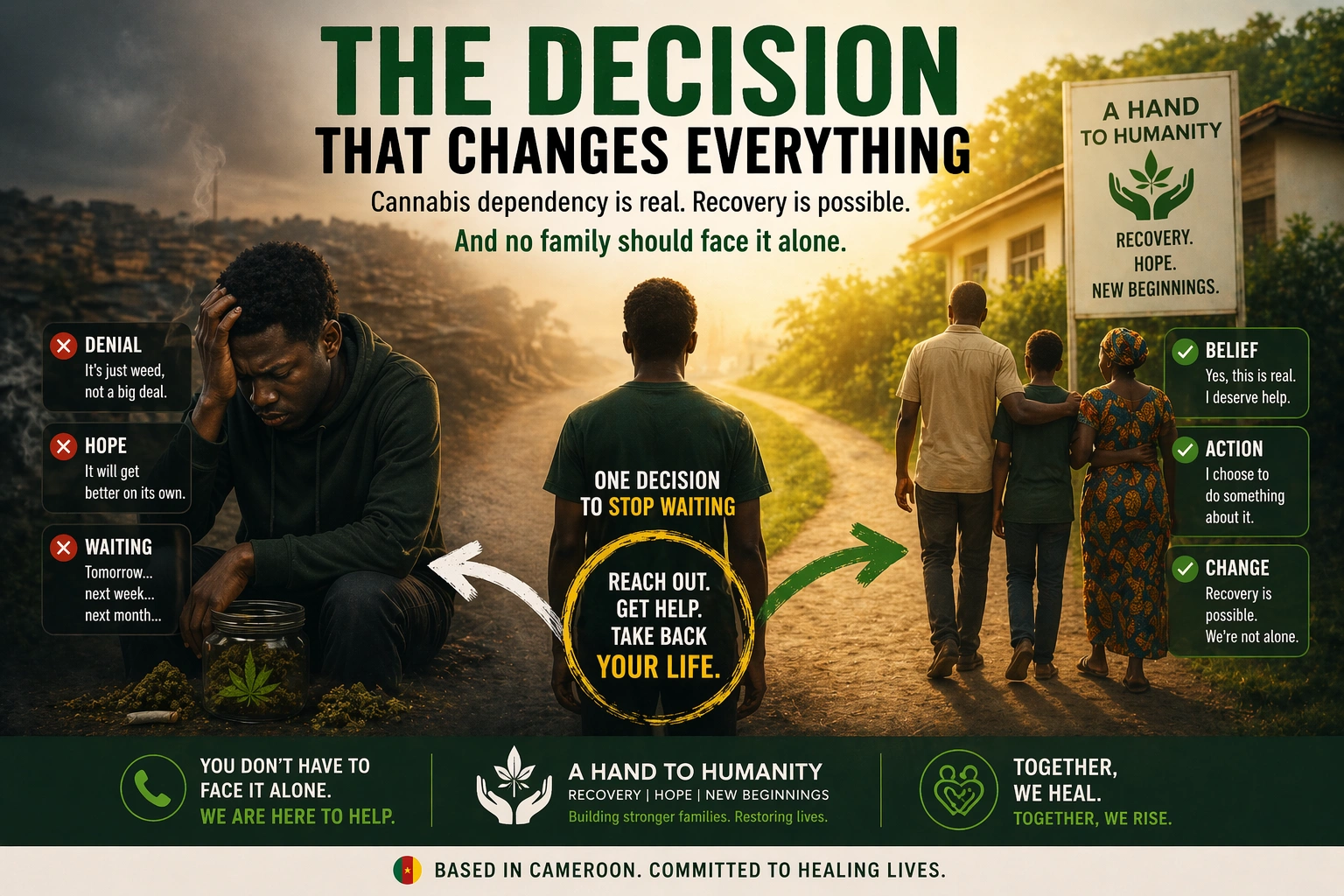 addiction help in Cameroon the decision to have better live